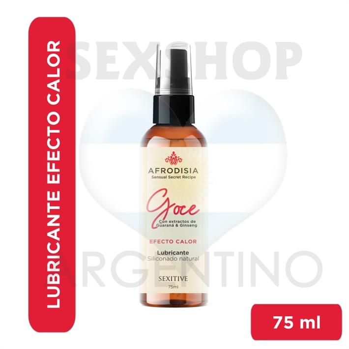 Aceite siliconado Goce efecto calor 75ml